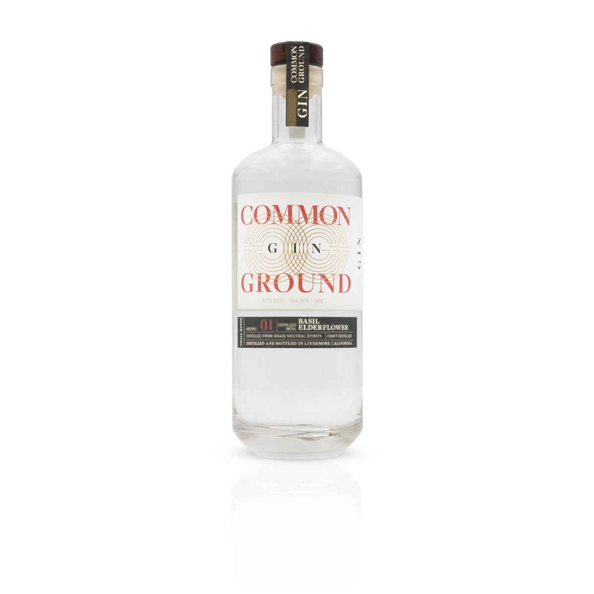 COMMON GROUND BASIL ELDERFLOWER GIN